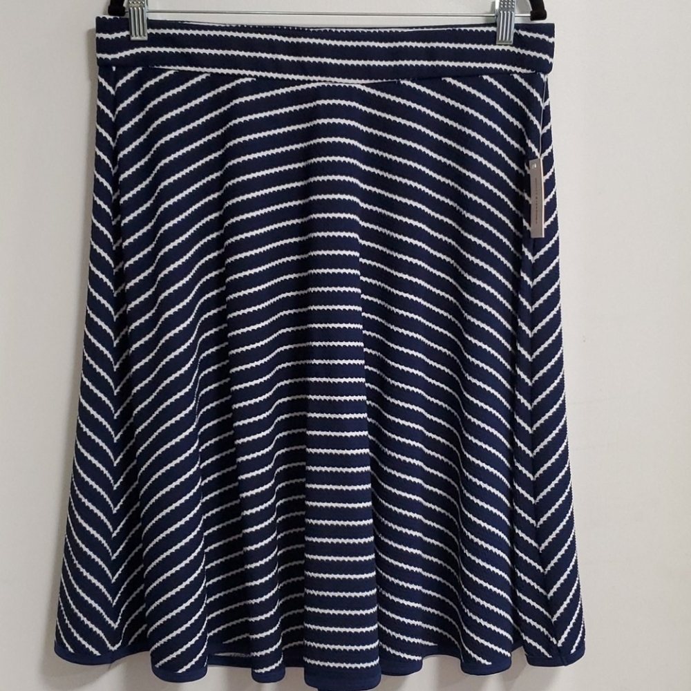Midi striped skirt size 1X